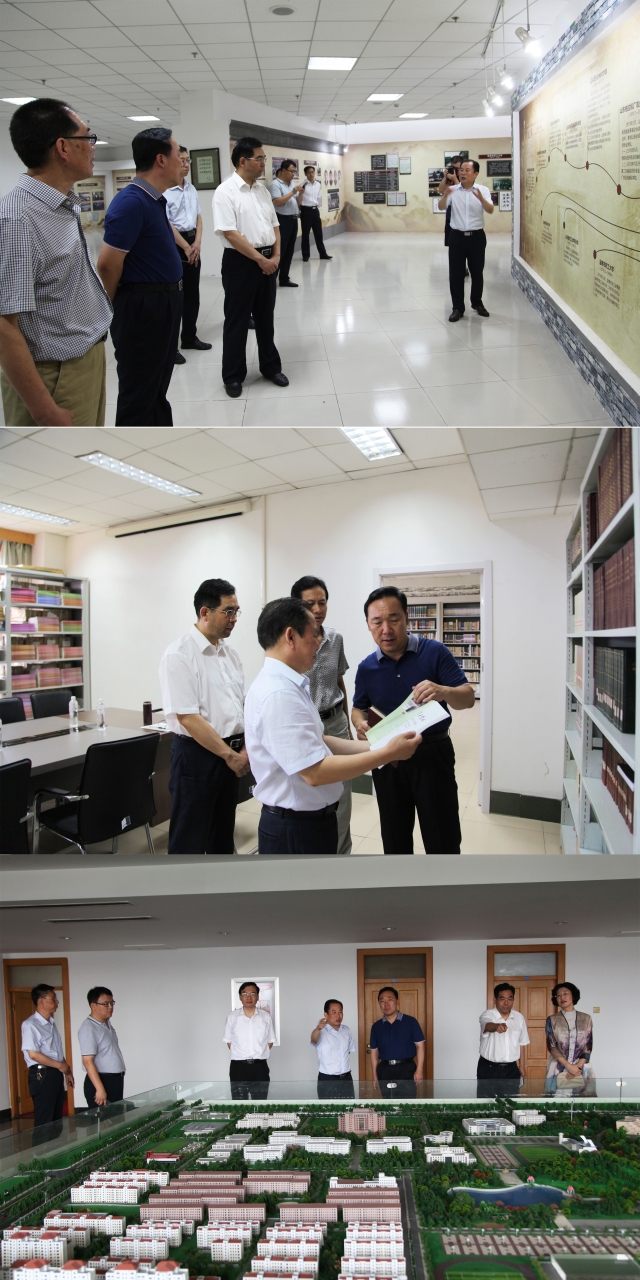 淄博市委书记王浩一行来我校调研