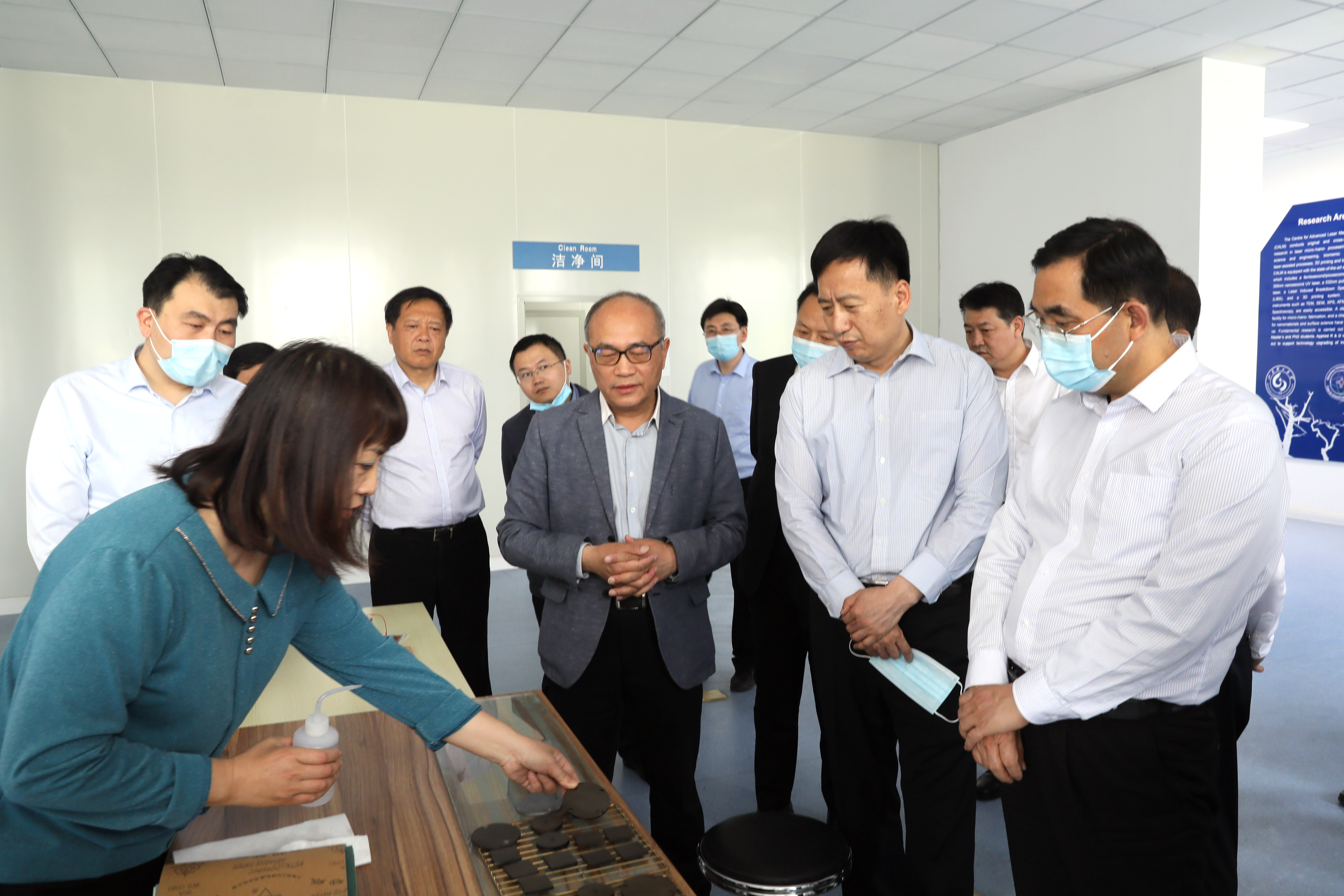 张店区委书记郭庆一行来校调研交流